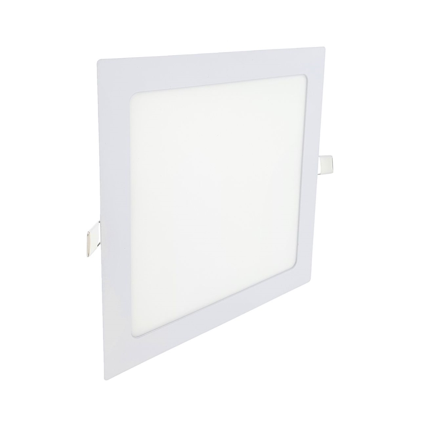 LED infälld belysning SQUARE LED/18W/230V 2700K 22x22 cm vit