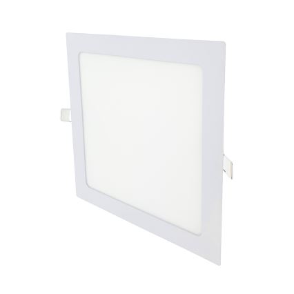 LED infälld belysning SQUARE LED/18W/230V 2700K 22x22 cm vit