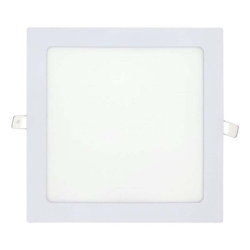LED infälld belysning SQUARE LED/18W/230V 4200K 22x22 cm vit