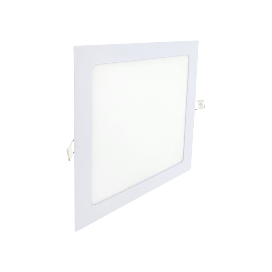 LED infälld belysning SQUARE LED/18W/230V 4200K 22x22 cm vit
