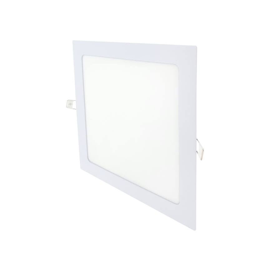 LED infälld belysning SQUARE LED/18W/230V 4200K 22x22 cm vit