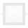 LED infälld belysning SQUARE LED/18W/230V 6500K 22x22 cm vit