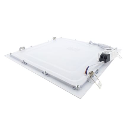 LED infälld belysning SQUARE LED/24W/230V 4200K 29,2x29,2 cm vit