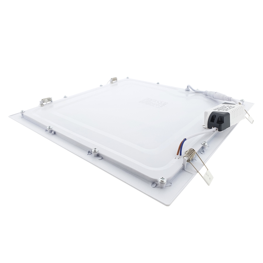 LED infälld belysning SQUARE LED/24W/230V 4200K 29,2x29,2 cm vit