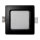 LED infälld belysning SQUARE LED/3W/230V 4000K 9x9 cm svart