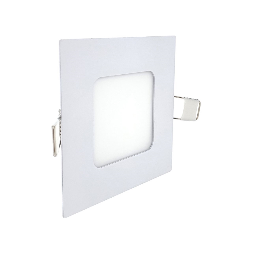 LED infälld belysning SQUARE LED/3W/230V 4200K 8,3x8,3 cm vit