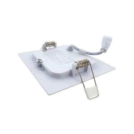 LED infälld belysning SQUARE LED/3W/230V 4200K 8,3x8,3 cm vit