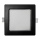 LED infälld belysning SQUARE LED/6W/230V 4000K 12x12 cm svart