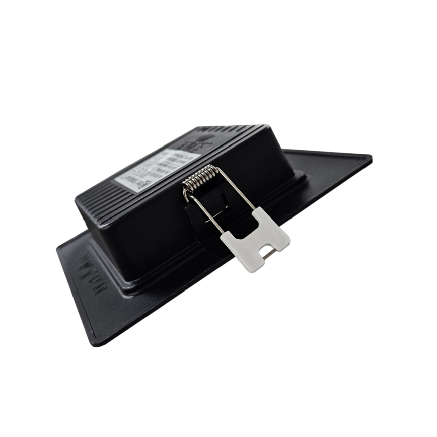 LED infälld belysning SQUARE LED/6W/230V 4000K 12x12 cm svart