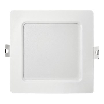 LED infälld belysning SQUARE LED/6W/230V 4000K 12x12 cm vit