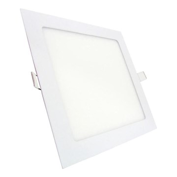 LED infälld belysning SQUARE LED/9W/230V 4200K 14,6x14,6 cm vit