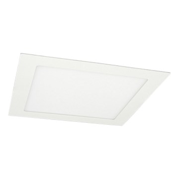 LED infälld belysning VEGA LED/18W/230V 2900/3900/5800K 22,5x22,5 cm vit