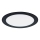 LED infälld belysning VEGA LED/18W/230V 2900/3900/5800K diameter 22,5 cm svart