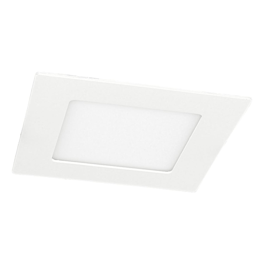 LED infälld belysning VEGA LED/6W/230V 2900/3900/5800K 12,5x12,5 cm vit