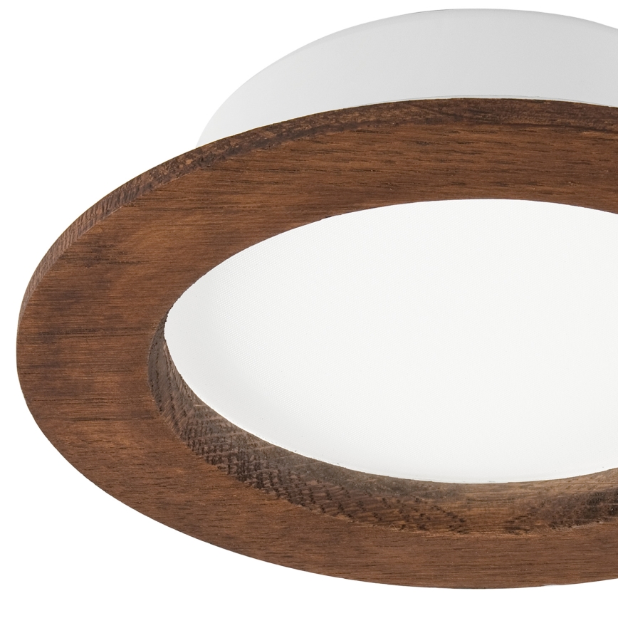 LED infälld belysning WOODY SPOT LED/12,5W/230V 3000K körsbär ø 16 cm