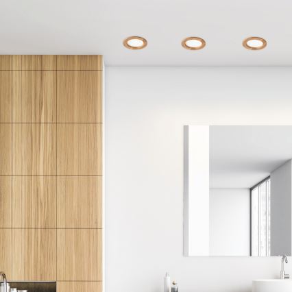 LED infälld belysning WOODY SPOT LED/12,5W/230V 4000K ek ø 16 cm
