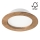 LED infälld belysning WOODY SPOT LED/12,5W/230V 4000K valnöt ø 16 cm