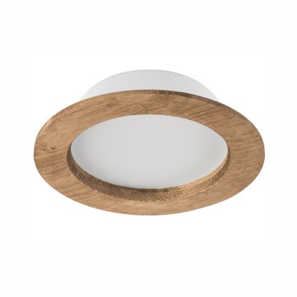 LED infälld belysning WOODY SPOT LED/12,5W/230V 4000K valnöt ø 16 cm