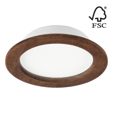 LED infälld belysning WOODY SPOT LED/16,5W/230V 4000K körsbär ø 18,5 cm