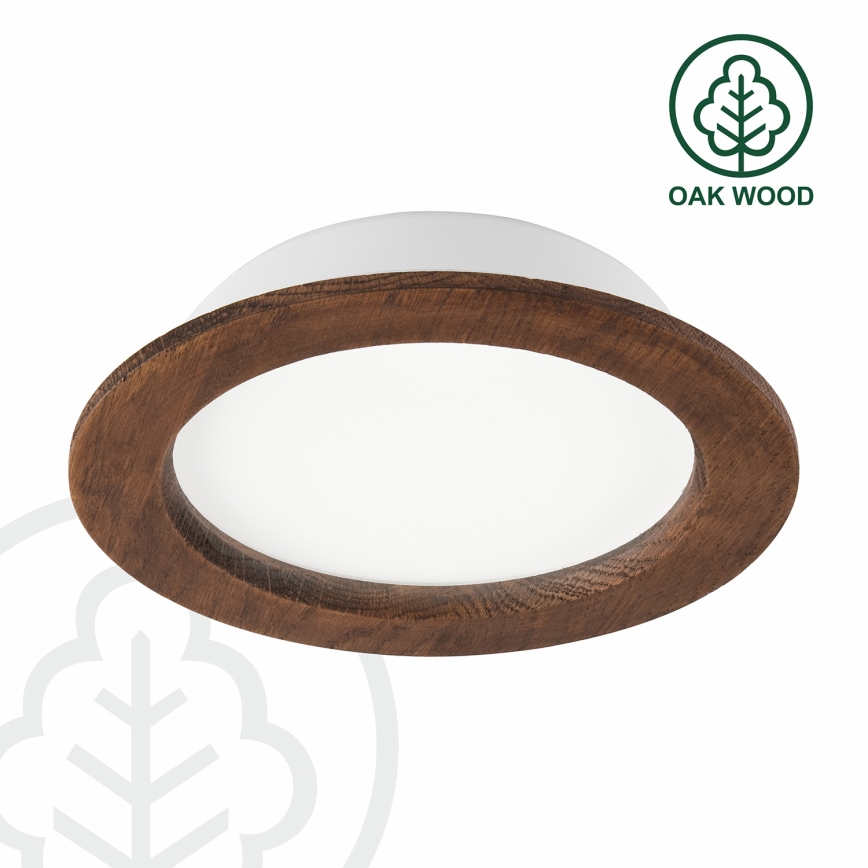 LED infälld belysning WOODY SPOT LED/16,5W/230V 4000K körsbär ø 18,5 cm