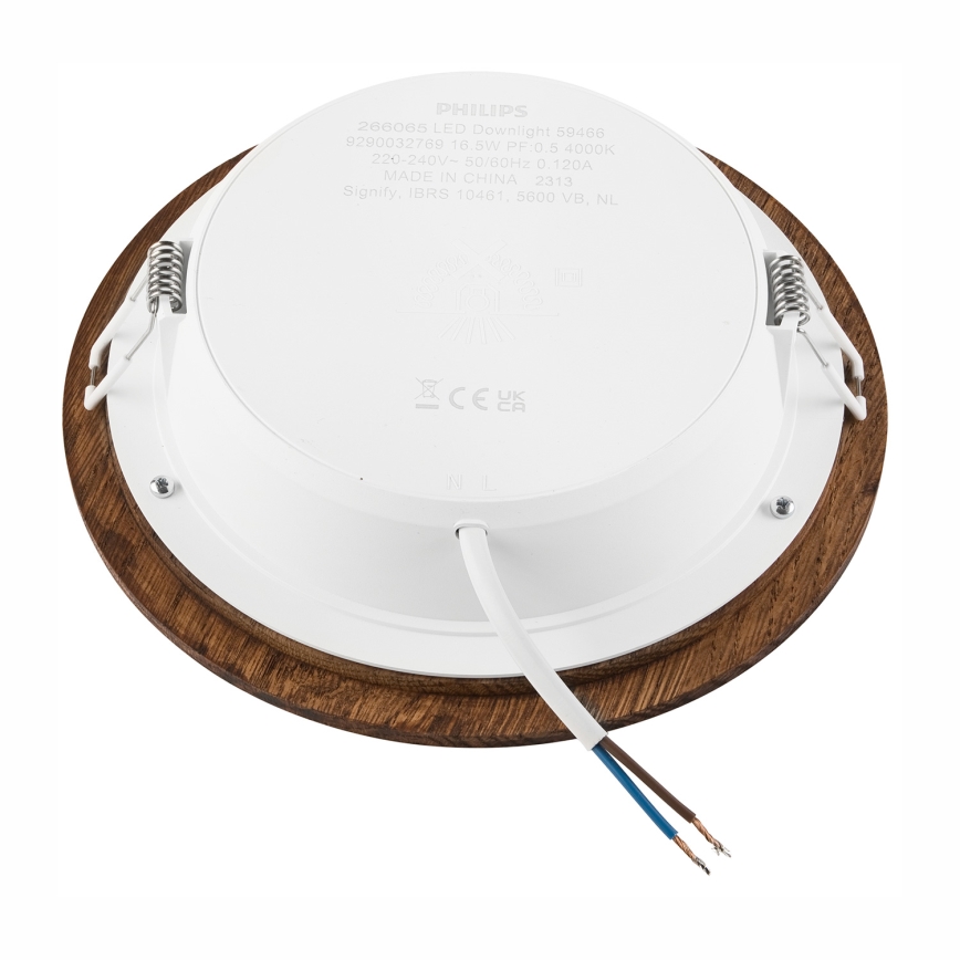 LED infälld belysning WOODY SPOT LED/16,5W/230V 4000K körsbär ø 18,5 cm