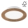 LED infälld belysning WOODY SPOT LED/16,5W/230V 4000K valnöt ø 18,5 cm