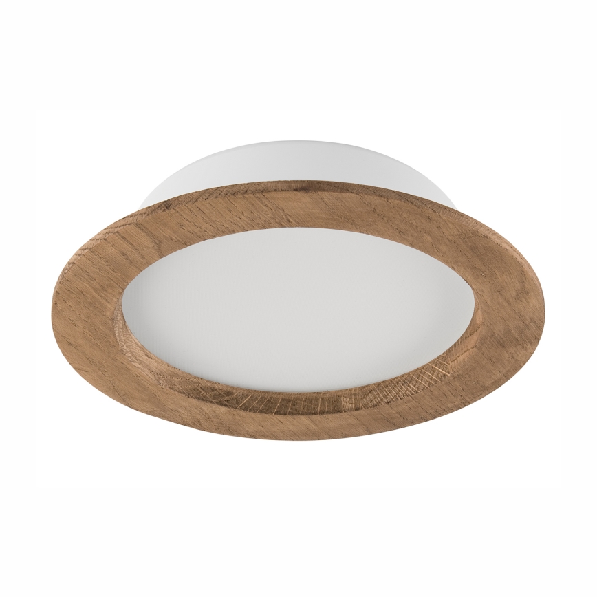 LED infälld belysning WOODY SPOT LED/16,5W/230V 4000K valnöt ø 18,5 cm