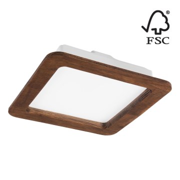 LED infälld belysning WOODY SPOT LED/17W/230V 3000K körsbär 18,5x18,5 cm