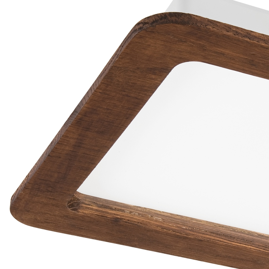 LED infälld belysning WOODY SPOT LED/17W/230V 3000K körsbär 18,5x18,5 cm