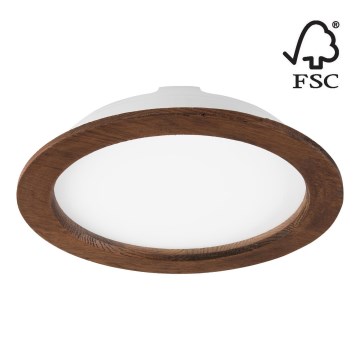 LED infälld belysning WOODY SPOT LED/23,5W/230V 4000K körsbär ø 23,5 cm