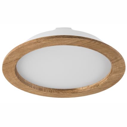 LED infälld belysning WOODY SPOT LED/23,5W/230V 4000K valnöt ø 23,5 cm