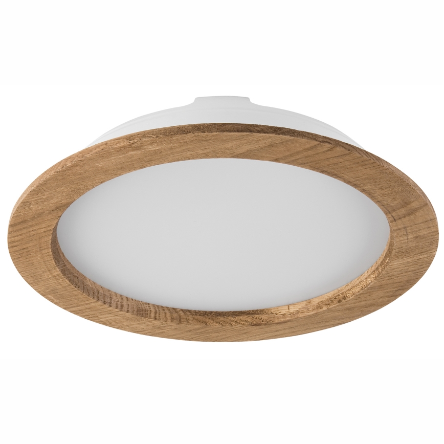 LED infälld belysning WOODY SPOT LED/23,5W/230V 4000K valnöt ø 23,5 cm