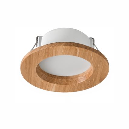 LED infälld belysning WOODY SPOT LED/5,5W/230V 4000K ek ø 10 cm