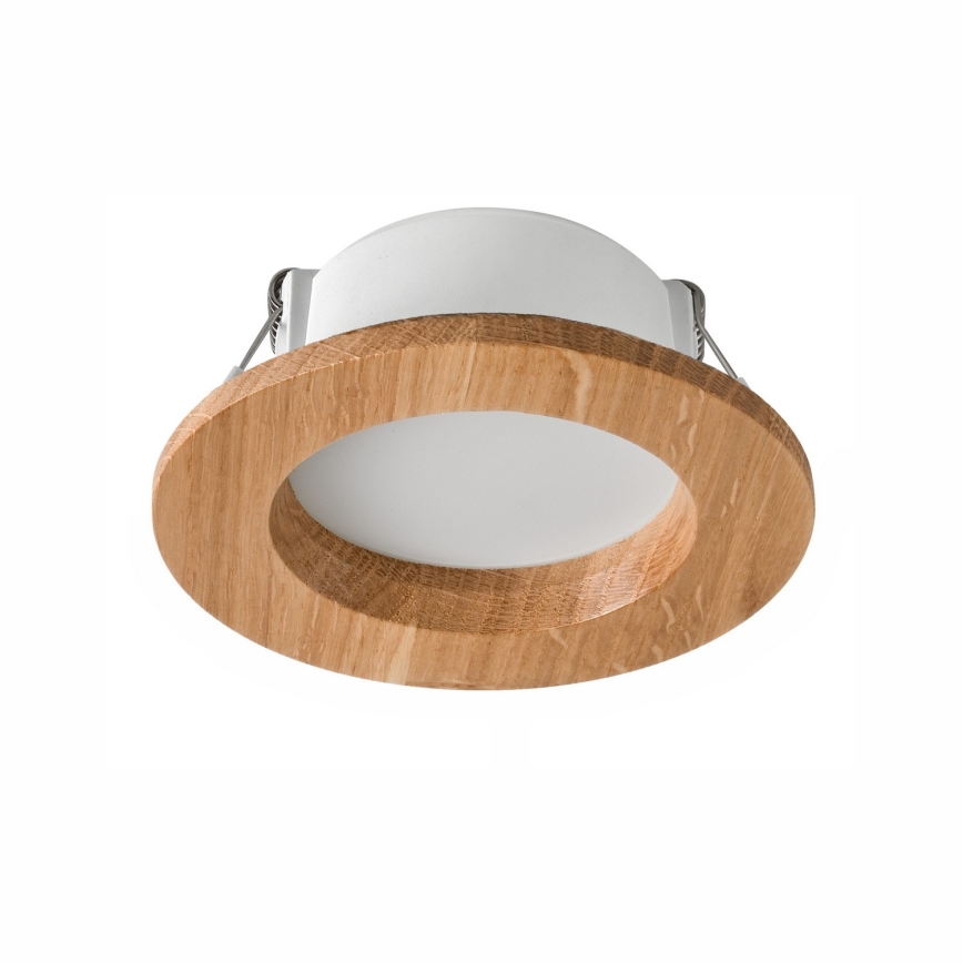LED infälld belysning WOODY SPOT LED/5,5W/230V 4000K ek ø 10 cm