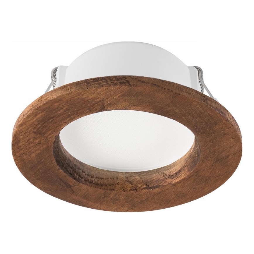 LED infälld belysning WOODY SPOT LED/5,5W/230V 4000K körsbär ø 10 cm