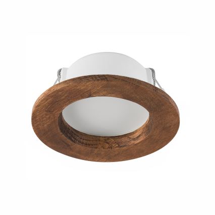 LED infälld belysning WOODY SPOT LED/5,5W/230V 4000K körsbär ø 10 cm
