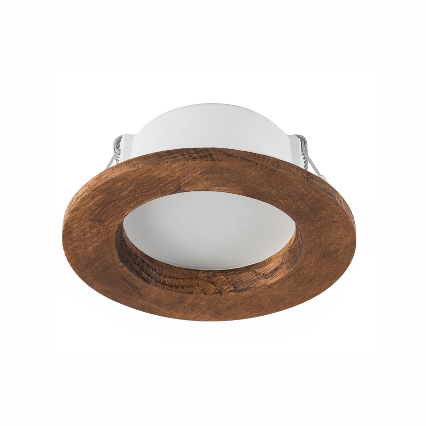 LED infälld belysning WOODY SPOT LED/5,5W/230V 4000K körsbär ø 10 cm