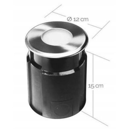 LED infälld lampa för utomhusbruk EASY CONNECT 1xGU10/4W/230V 3000K IP65 rund