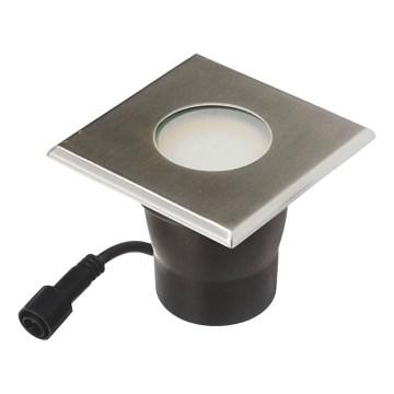 LED infälld lampa för utomhusbruk EASY CONNECT 1xGU10/4W/230V 3000K IP65 vinklat