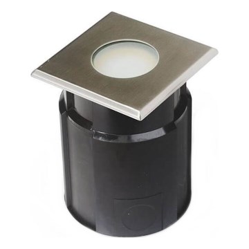 LED infälld lampa för utomhusbruk EASY CONNECT 1xGU10/4W/230V 3000K IP65 vinklat