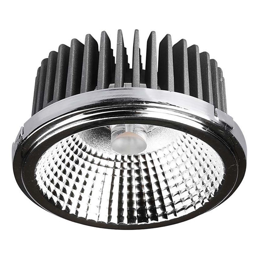 LED Infälld spotlight LED/20W/230V 6400K 40°/20° diameter 11 cm skinande krom