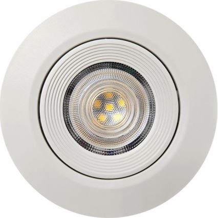 LED Infälld/ytmonterad spotlight 2i1 LED/5W/230V 4200K diameter 9,3 cm vit