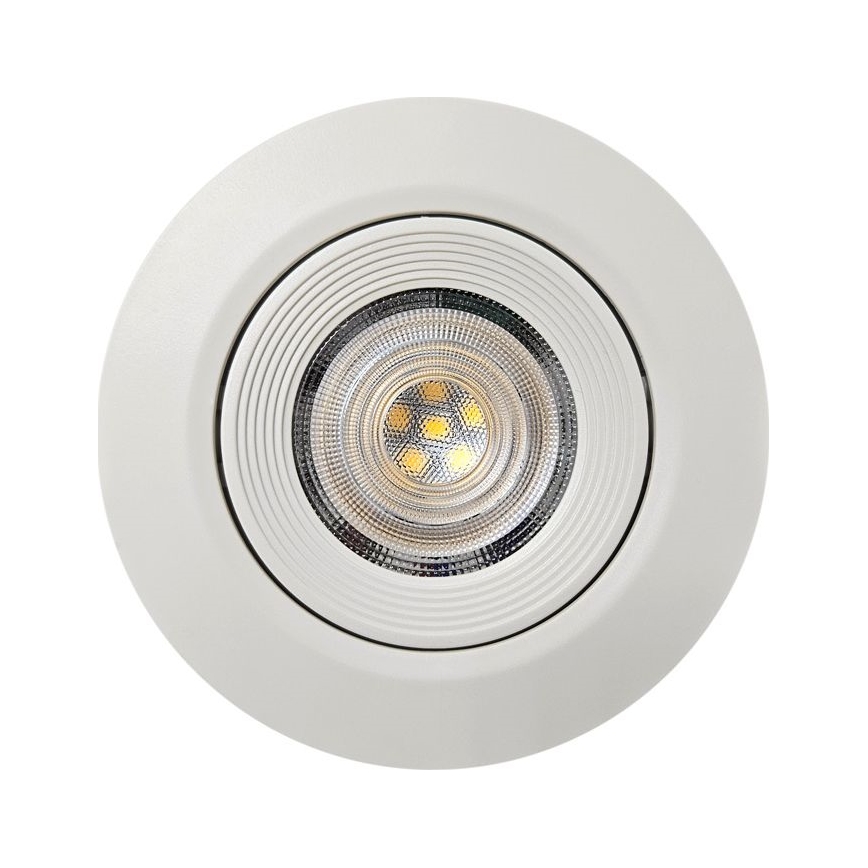LED Infälld/ytmonterad spotlight 2i1 LED/5W/230V 4200K diameter 9,3 cm vit