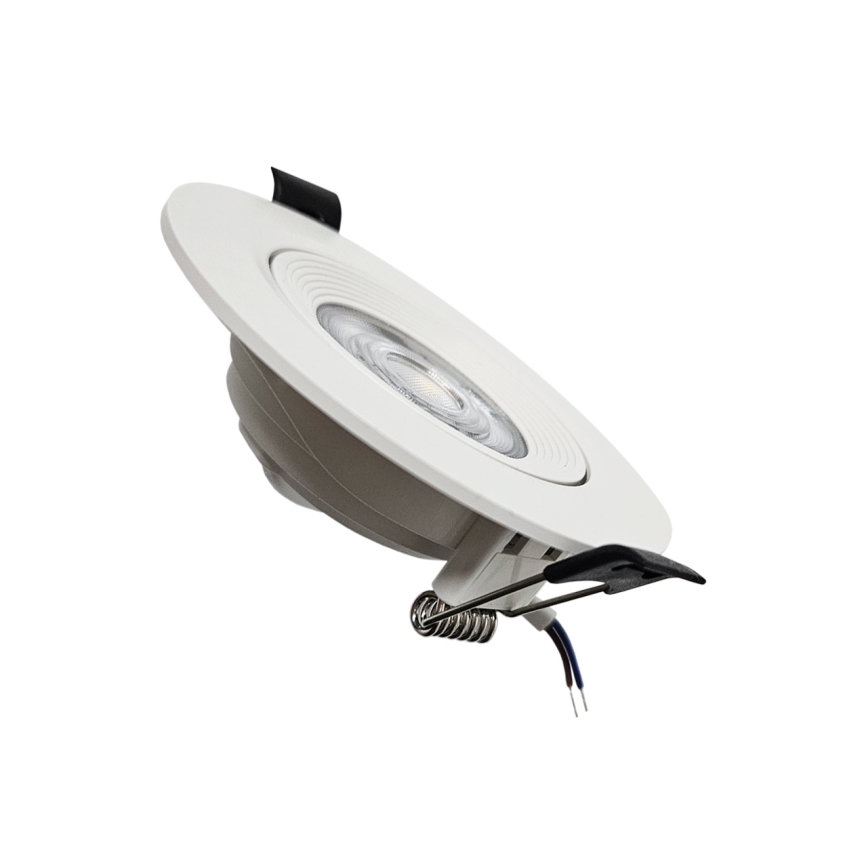 LED Infälld/ytmonterad spotlight 2i1 LED/5W/230V 4200K diameter 9,3 cm vit