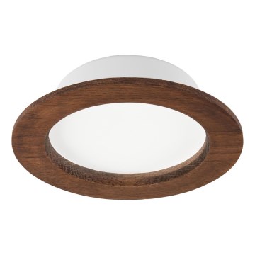 LED infälld spotlight WOODY SPOT LED/12,5W/230V 4000K körsbär ? 16 cm