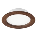 LED infälld spotlight WOODY SPOT LED/16,5W/230V 4000K körsbär ? 18,5 cm