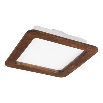 LED infälld spotlight WOODY SPOT LED/17W/230V 3000K körsbär 18,5x18,5 cm
