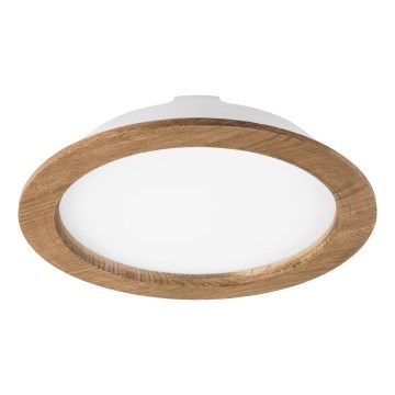 LED infälld spotlight WOODY SPOT LED/23,5W/230V 4000K valnöt Ø 23,5 cm