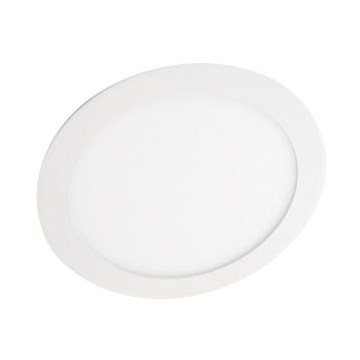 LED infälld takarmatur LED//12W/230V Ø 17,4 cm vit