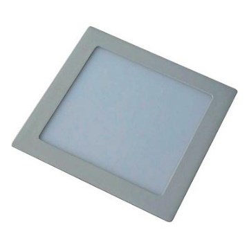 LED infälld takarmatur LED//18W/230V 22,5x22,5 cm grå